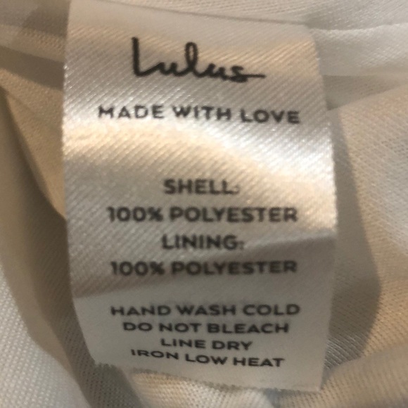 Lulu’s Any Sway, Shape or Form White Lace Halter Dress Small - Picture 7 of 8